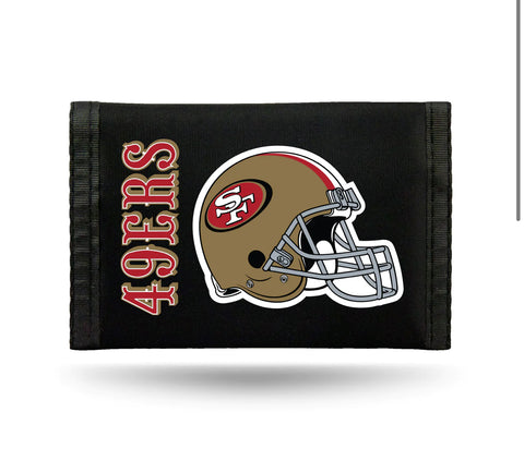 San Francisco 49ers Nylon Trifold Wallet