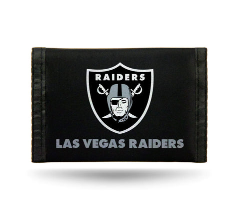 Las Vegas Raiders Nylon Trifold Wallet