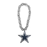 Dallas Cowboys (Silver) Fan Chain