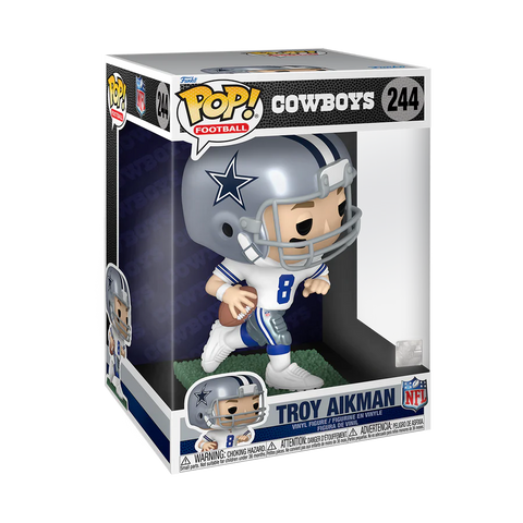 Troy Aikman Dallas Cowboys Funko Pop 10” Vinyl Figure