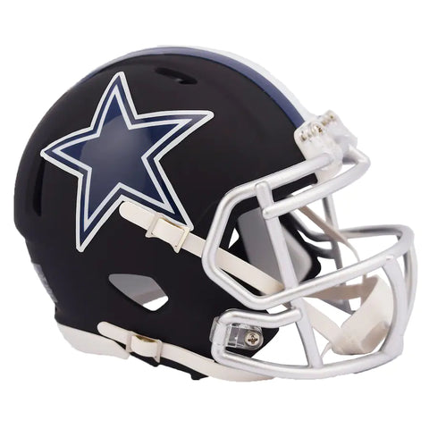 Dallas Cowboys Black Matte Mini Football Helmet