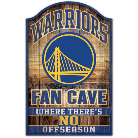 Golden State Warriors Wood Sign 11" X 17"