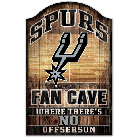 San Antonio Spurs Wood Sign 11" X 17"