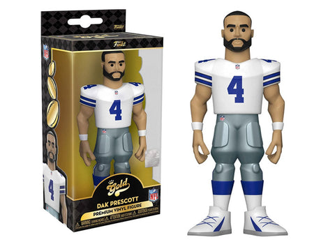 Dallas Cowboys Gold Dak Prescott 5-Inch Premium Vinyl Figure