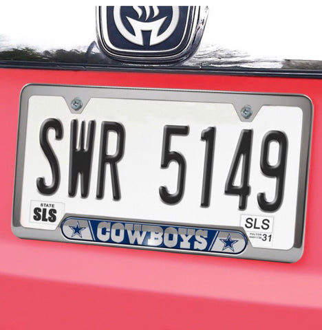 Dallas Cowboys Embossed License Plate Frame