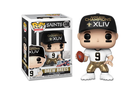 New Orleans Saints NFL Funko POP Vinyl Figure | Drew Brees SB Champions XLIV