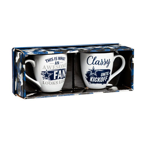 Dallas Cowboys Team 16oz. Ceramic Mug Gift Set