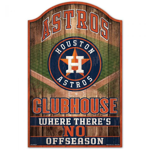 Houston Astros Wood Sign