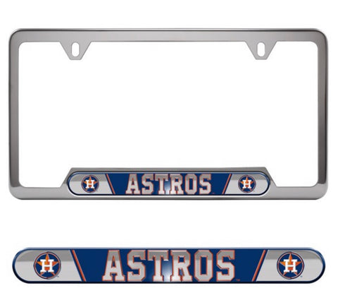 Houston Astros Embossed License Plate Frame