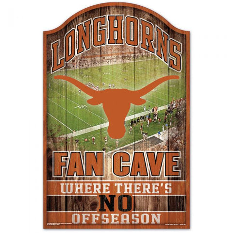 Texas Longhorns Wood Sign 11" X 17"