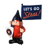 Houston Astros Flag Holder Gnome