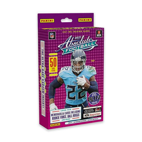 2021 Panini NFL Absolute Football Trading Card Hanger Box