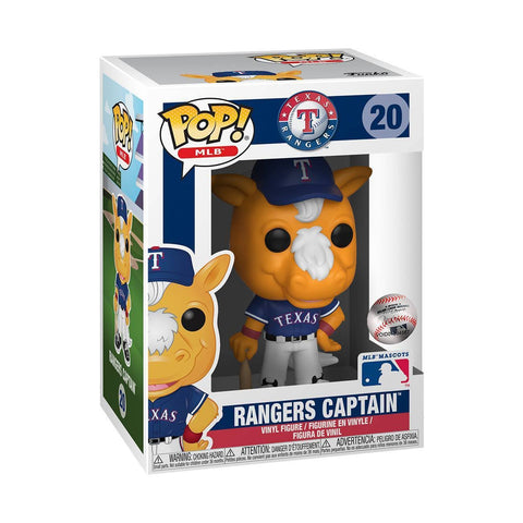 Funko Texas Rangers Pop! MLB Rangers Captain Vinyl Figure Mascot